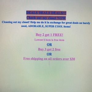 Taking offers on Brandy, Urban, Free People +more!